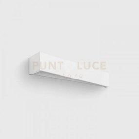 Applique teos da parete 3 luci bianca in gesso attacco g9 47cm