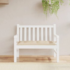 Cuscino Per Panca Beige 110x50x7 Cm İn Tessuto Oxford /