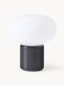 Lampada da tavolo piccola portatile Karl-Johan, luce regolabile