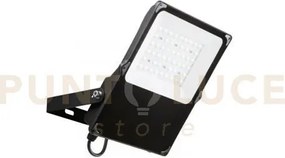 Proiettore led giove nero 100w 15670lm 6000k ip66 27,8x5,2x36,4cm