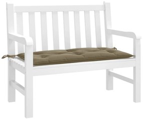 Cuscino Panca Giardino Tortora Mélange 100x50x7 Cm Tessuto /