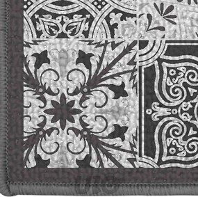 Tappeto grigio lavabile 40x60 cm Persane – douceur d'intérieur