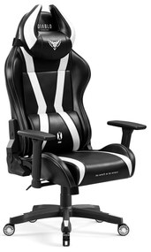 Sedia da gaming Diablo X-Horn 2.0 Normal Size, Nero-Bianco