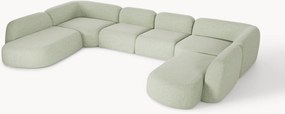 Divano componibile XL in bouclé Wolke