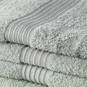 Set di Asciugamani TODAY Essential Verde Chiaro 70 x 130 cm (5 Unità)