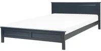 Letto in legno di pino blu 180 x 200 cm rete a doghe in stile scandinavo