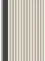 Farrow & Ball Carta da parati Stripe - Liquorice/ Roasted Macadamia