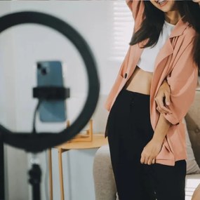 Lampada LED dimmerabile con stativo e supporto per vlog LED/10W/5V 2700-6500K