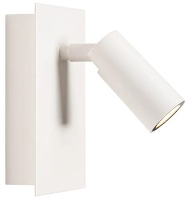 Lampada da parete per esterni moderna bianca con LED IP54 - Simon