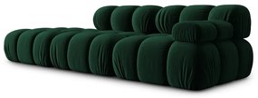Divano in velluto verde 282 cm Bellis - Micadoni Home