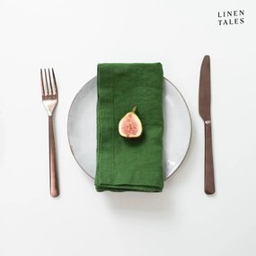 Set di tovaglioli in lino 2 pz 40x40 cm True Green – Linen Tales