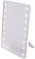Specchio per trucco con LED bianco 23,3x16,9cm