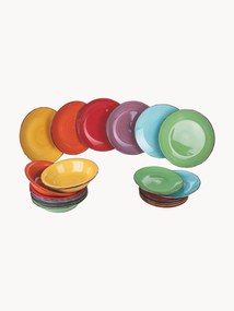 Servizio di piatti dipinto a mano Baita, 6 persone, set 18