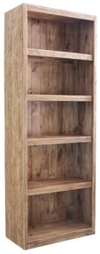 PEZ - libreria con 6 ripiani in legno di pino riciclato