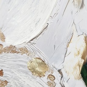 Quadro con elementi dipinti a mano 70x100 cm Petal Glow – Styler