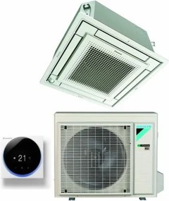 Climatizzatore Condizionatore Daikin a Cassetta Fully Flat 21000 btu FFA60A9 R-32 Wi-Fi Optional con Griglia Bianca Inclusa Classe a+/a+ - Garanzia