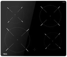 Piano Cottura in Vetroceramica Teka TTC64010CRD 60 cm 6300 W