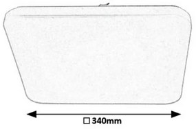 Rabalux 5699 - Plafoniera dimmerabile a LED EMMETT LED/16W/230V