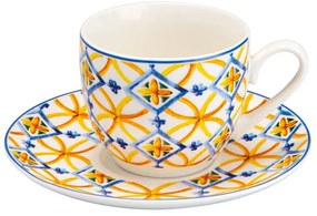 Set di 6 tazze con piattini Medicea - Brandani