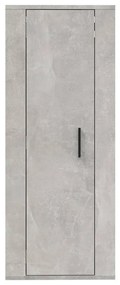 Mobile porta tv a parete grigio cemento 40x34,5x100 cm