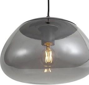 Lampada a sospensione retrò canna di fucile con vetro fumé - Giselle