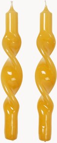 Set di 2 candele a bastoncino fatte a mano Twist