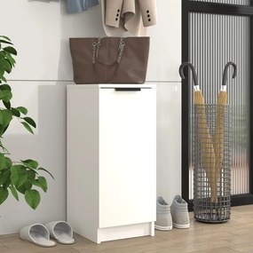 Scarpiera Bianca 30x35x70 Cm İn Legno Multistrato /