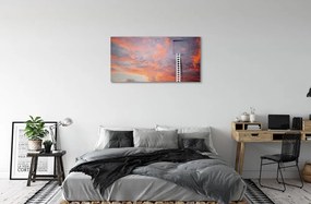 Quadro su tela Sunset ladder Sunbat 100x50 cm