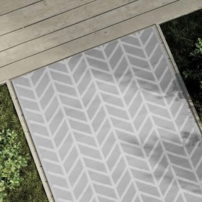 Tappeto Da Esterni Arakıl Grigio 120x180 Cm İn Pp /