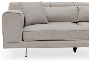 Divano angolare beige chiaro, angolo destro Jivago - Artie