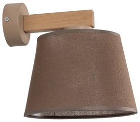 Brilagi - Lampada da parete LATTE SABIA 1xE27/15W/230V pino/marrone