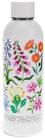 Bottiglia in acciaio inox bianco 500 ml Wild Flowers - Rex London
