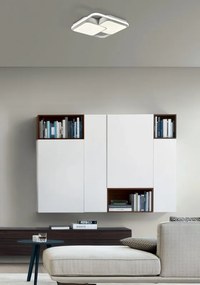 Plafoniera LED Yanira bianco IP20 cct da bianco caldo a bianco freddo con regolazione di temperatura, 2880 lumen NOVECENTO