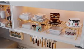 Organizzatore per scaffali 42x19 cm oro