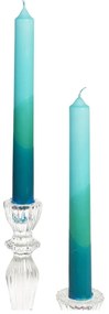 Candele in set da 4 pezzi tempo di combustione 6 h Dip Dye - Rex London