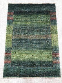 Loribaft Tappeto 90 x 130 Rosso (Iran) Annodato A Mano