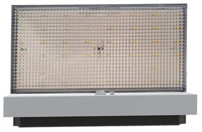 Applique LED Solare Minimal Bianca con Sensore di Movimento Colore Bianco Naturale 4.000K