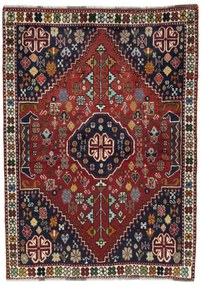 Shiraz Tappeto persiano 150x110 Rosso (Iran) Annodato A Mano