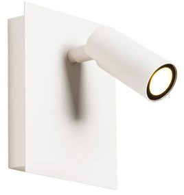 Moderna lampada da parete per esterni bianca con LED IP54 - Simon