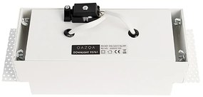 Set di 3 faretti a incasso bianchi GU10 orientabili senza cornice 2 luci - Oneon