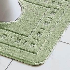 Set di tappetini per il bagno verde chiaro 2 pz per WC 50x80 cm Armoni – Catherine Lansfield