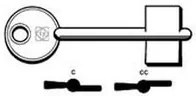 5pz chiavi doppia mappa cerutti - c fer67027