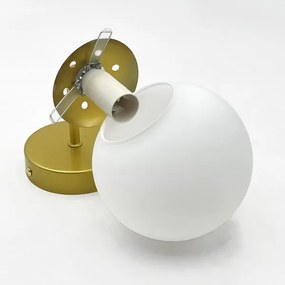 Brilagi - Lampada da parete MALIVA 1xE14/15W/230V dorata/bianca