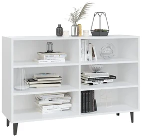 Credenza bianca 103,5x35x70 cm in truciolato