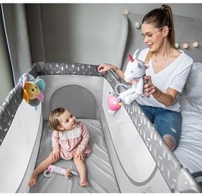 BabyOno - Culla da viaggio BASIC grigio