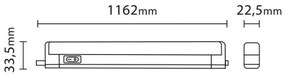 S-FLAT 1162mm 14,0W CCT3