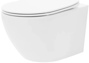 Vaso WC sospeso Rea Carlo Mini Tornado Rimless Flat N