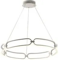 Sospensione INFINITY Bianco in Alluminio 61,5W 5530LM 4000K(Luce naturale) 120x78xcm.