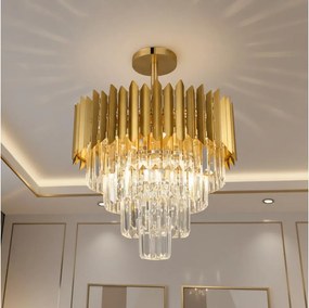 Brilagi - Plafoniera CRISTAL 5xE14/40W/230V Ø 43 cm