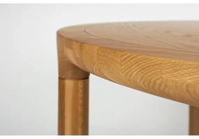 Tavolo da pranzo rotondo con effetto rovere ø 128 cm Storm – Zuiver